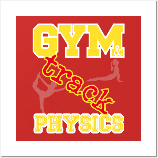 gym & track Fitnes Womans Posters and Art